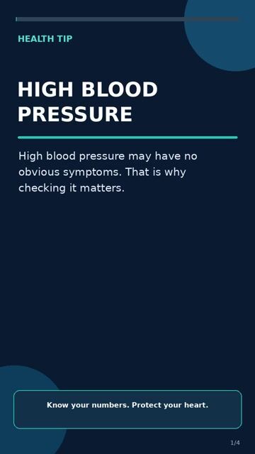 Basic Management For Hypertension(High BP)