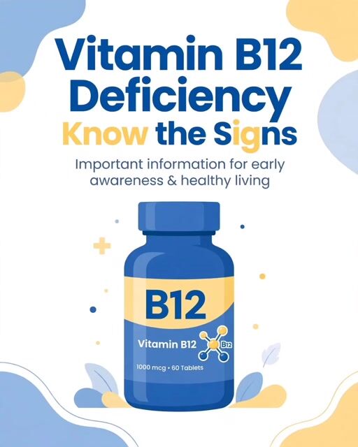 Vitamin B 12 deficiency early signs and symptoms